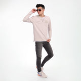 Illegal Night Longsleeve Beżowy "Bull"