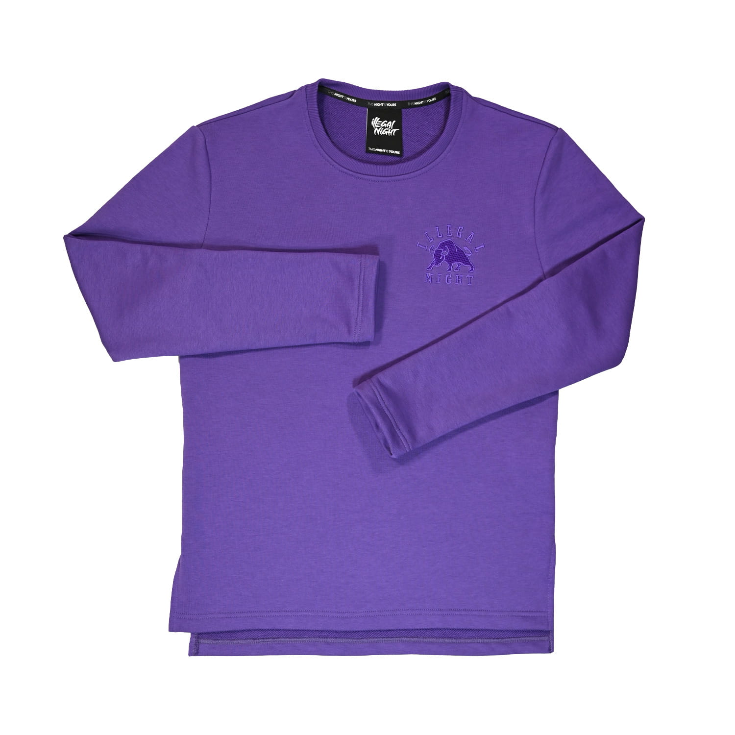 Illegal Night Longsleeve Fioletowy "Bull"