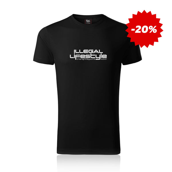 T-shirt Illegal Lifestyle -  wersja limitowana - black