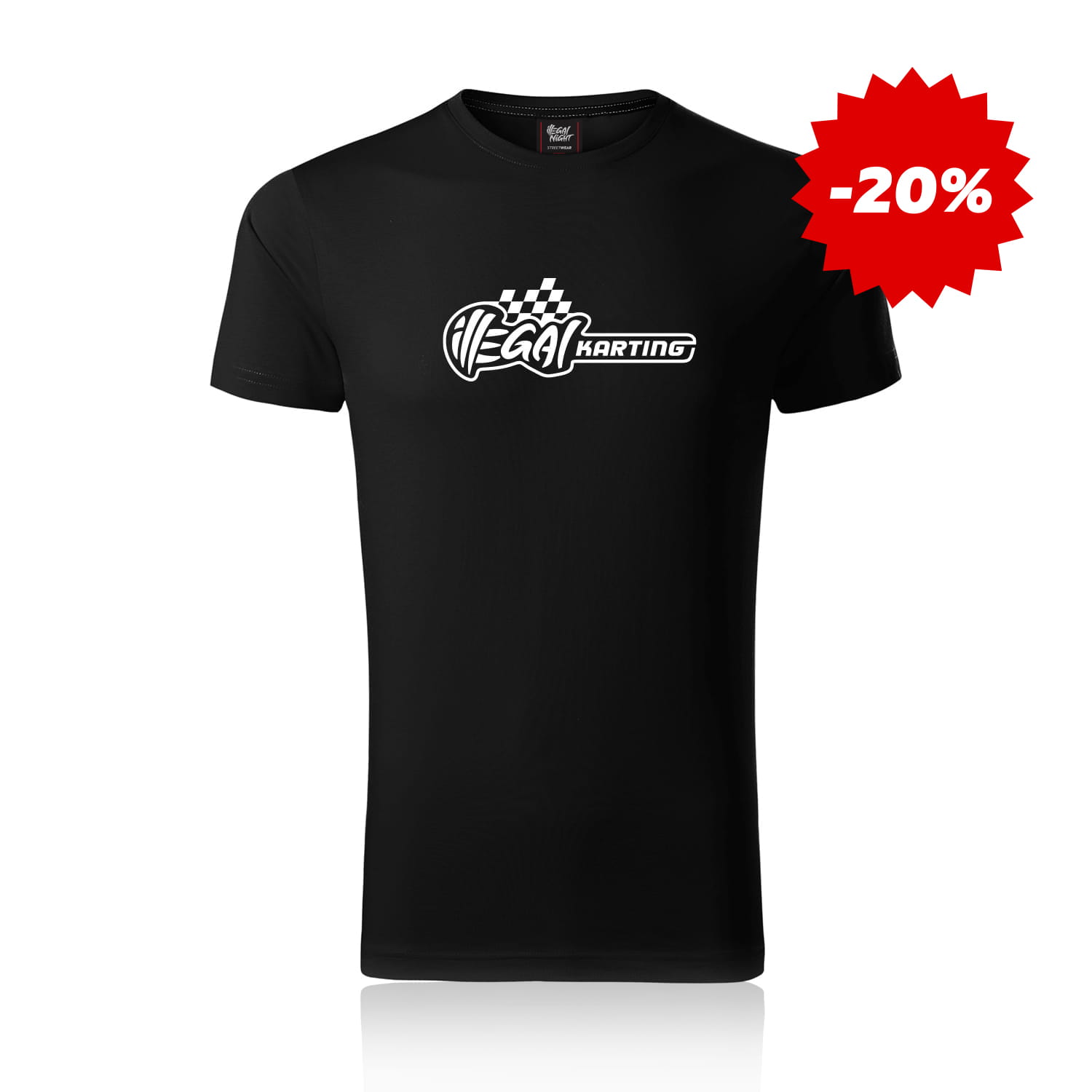 T-shirt Illegal Karting Black