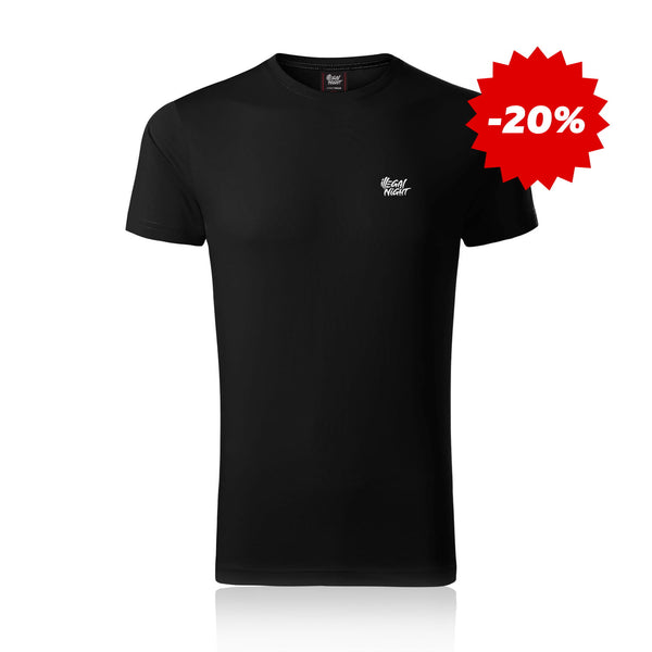 T-shirt Exclusive Man Illegal Badge black