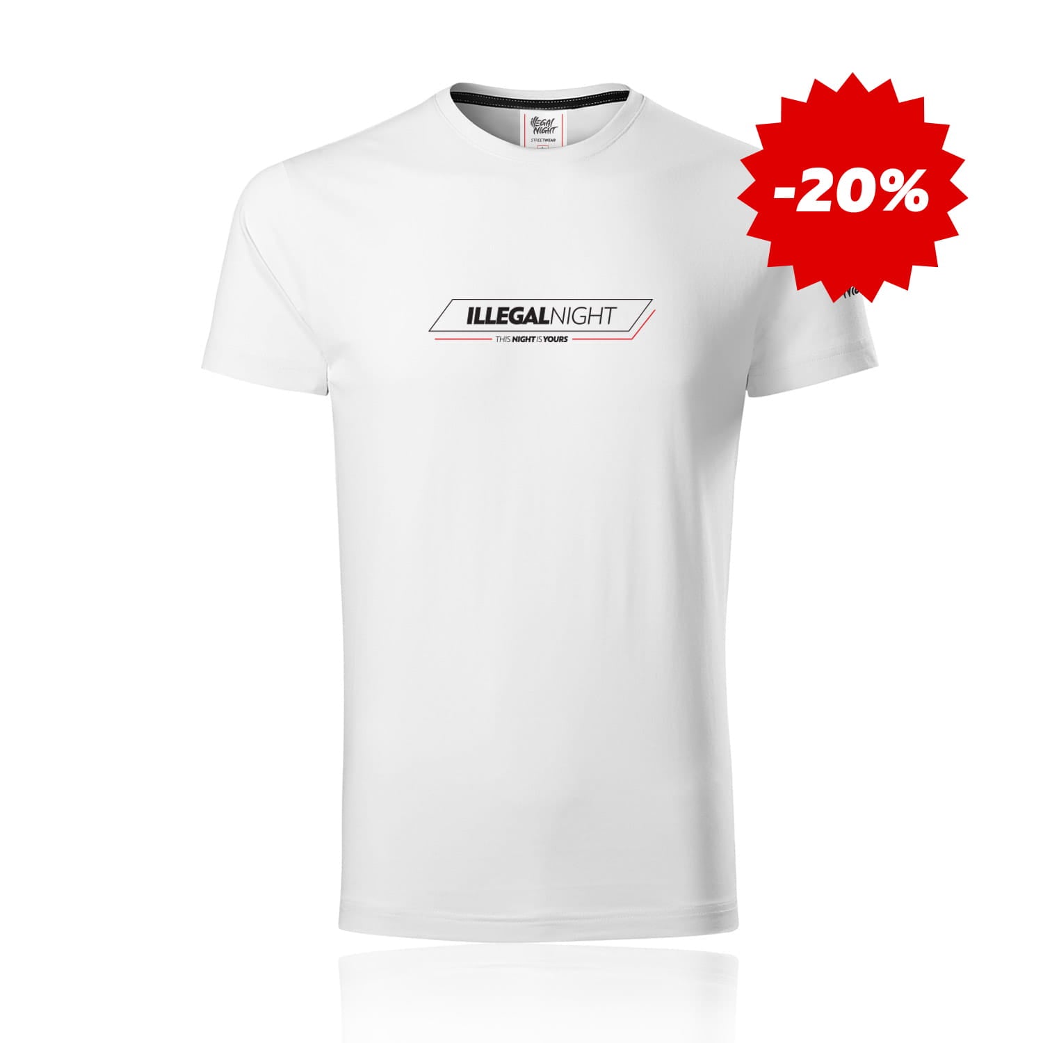 T-shirt  Exclusive Man IllegalNight white