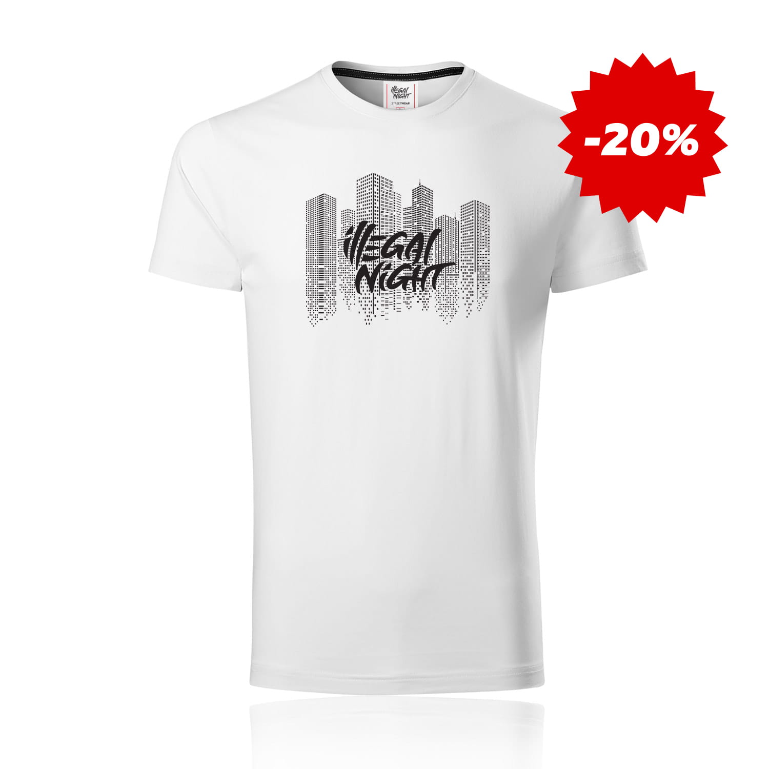 T-shirt  Exclusive Man Night City white