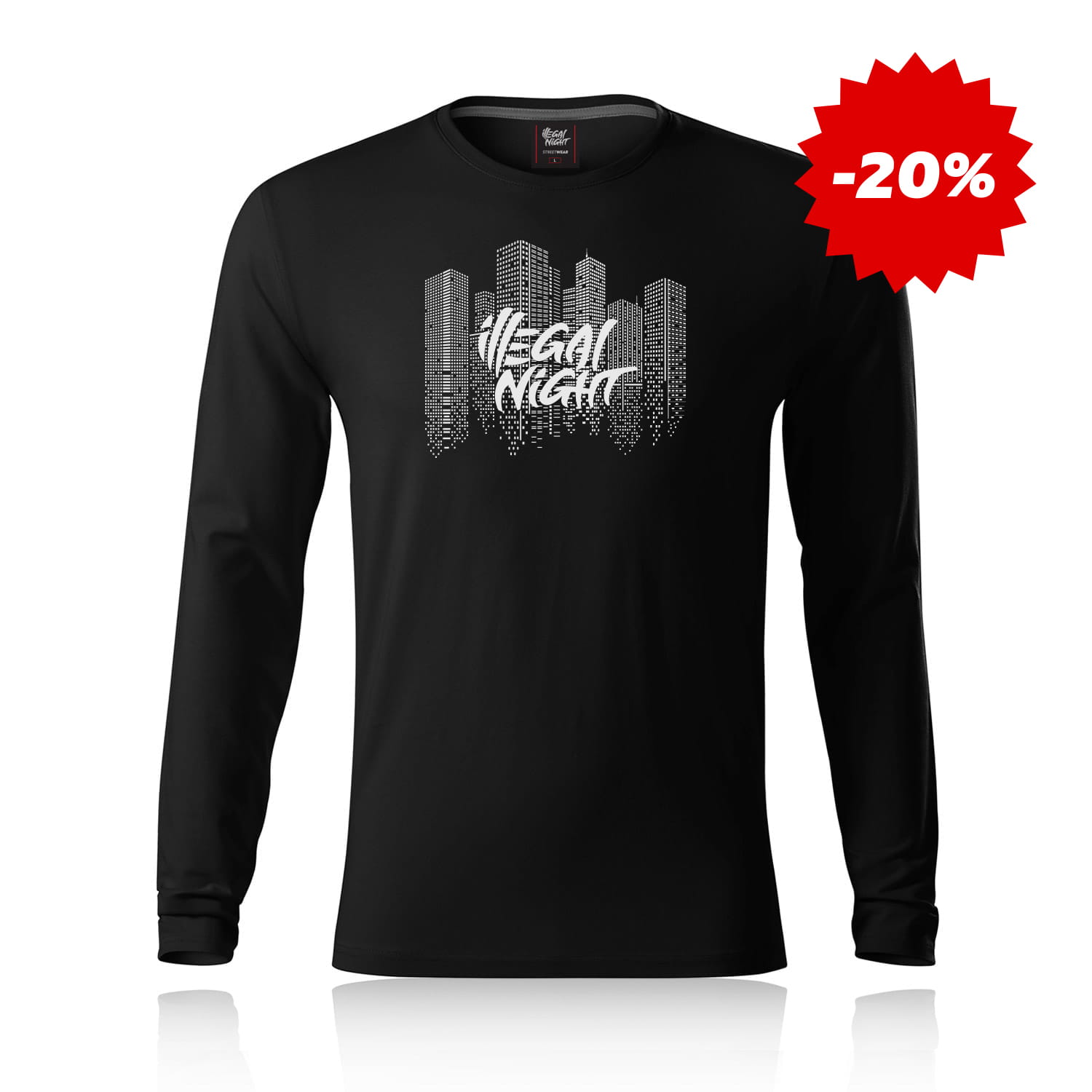 T-shirt  BraveMan Night City Black