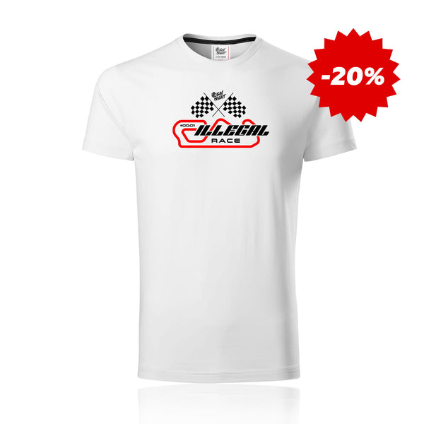 T-shirt Illegal Race White