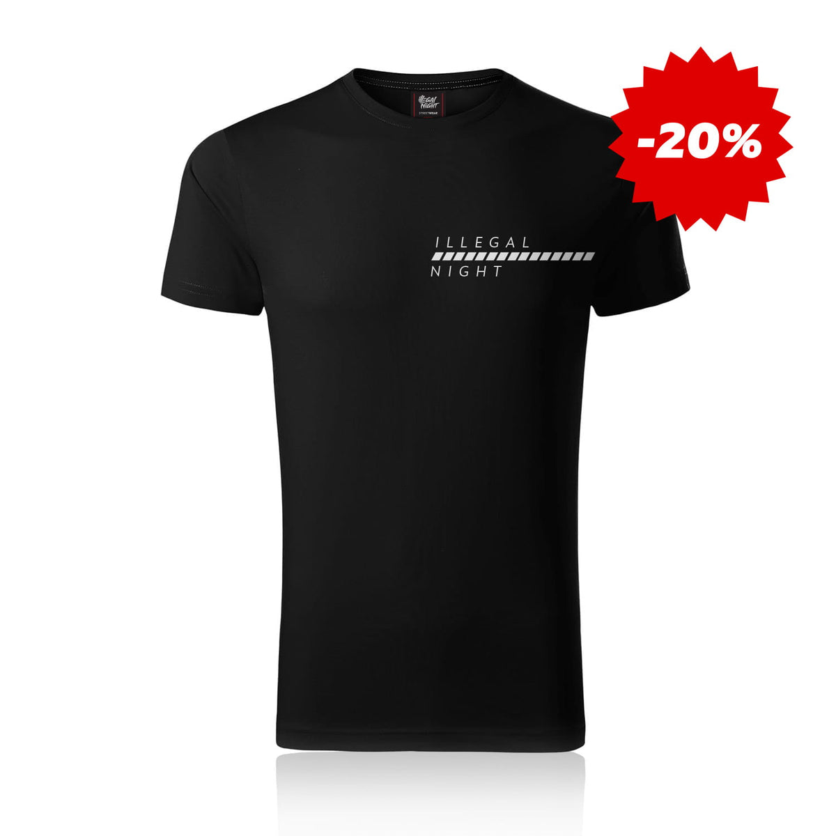 T-shirt Black Trace Illegal - wersja limitowana - black