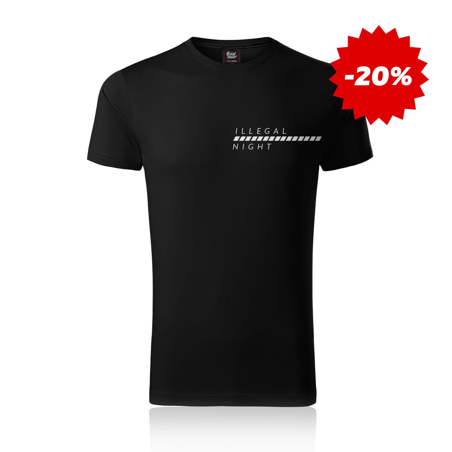 T-shirt Black Trace Illegal - wersja limitowana - black