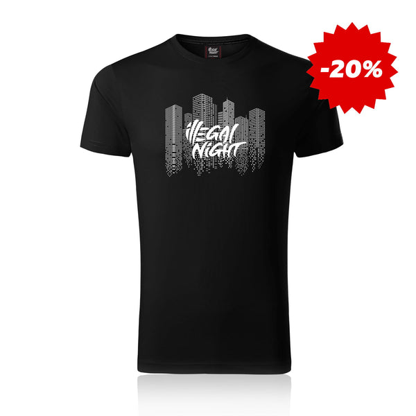 T-shirt Exclusive Man Night City black