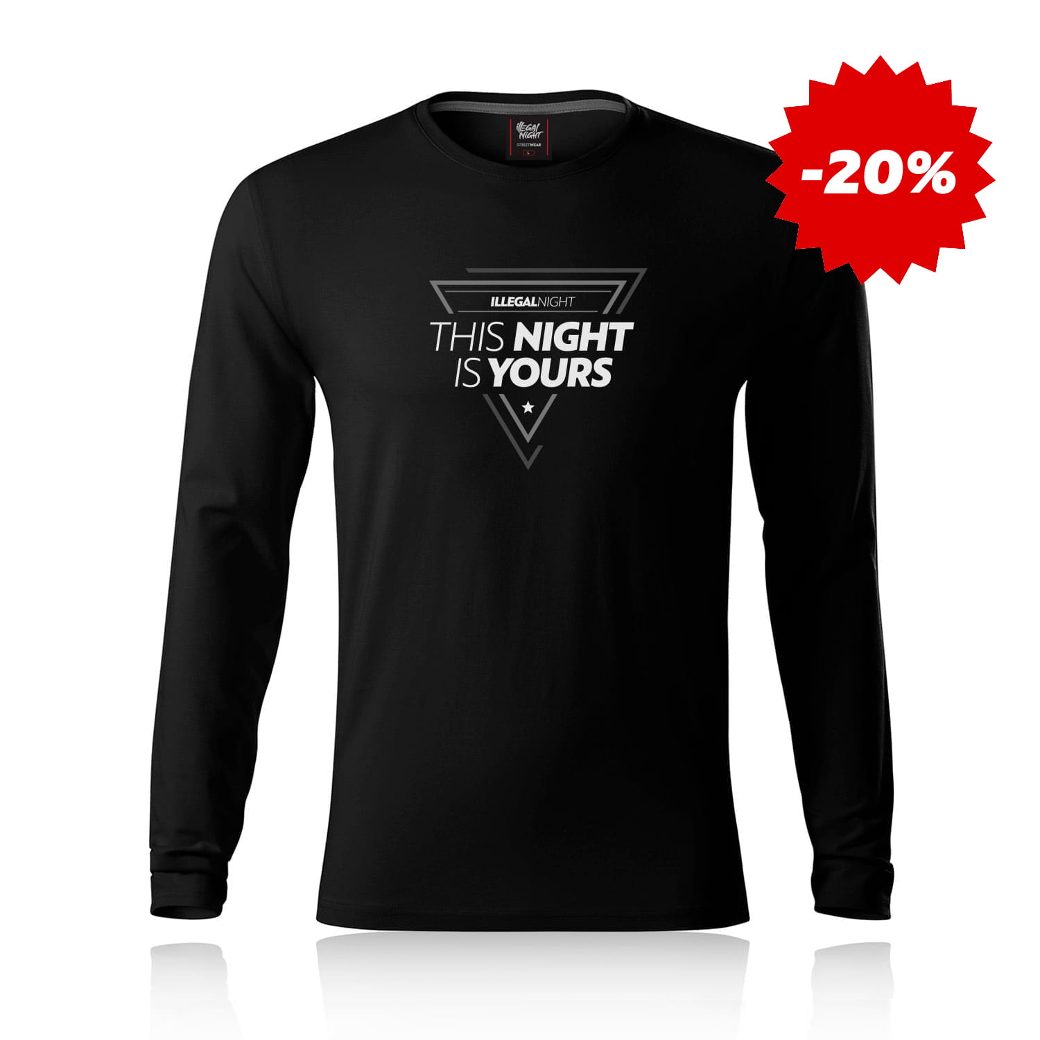 T-shirt  BraveMan - ThisNightIsYours Black