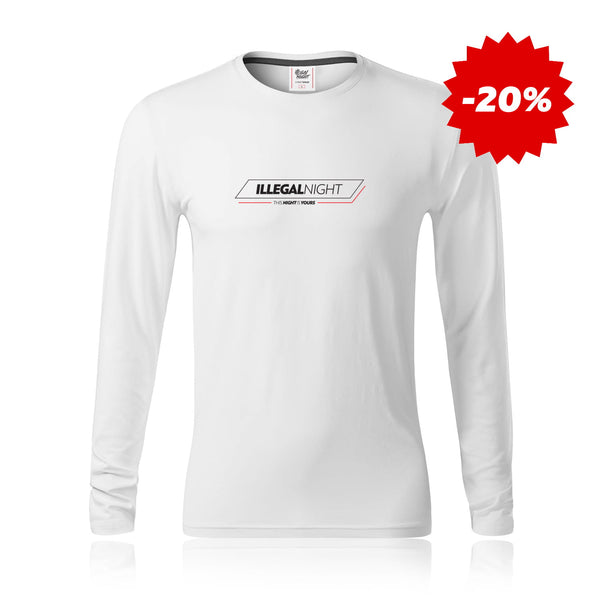 T-shirt  BraveMan IllegalNight White