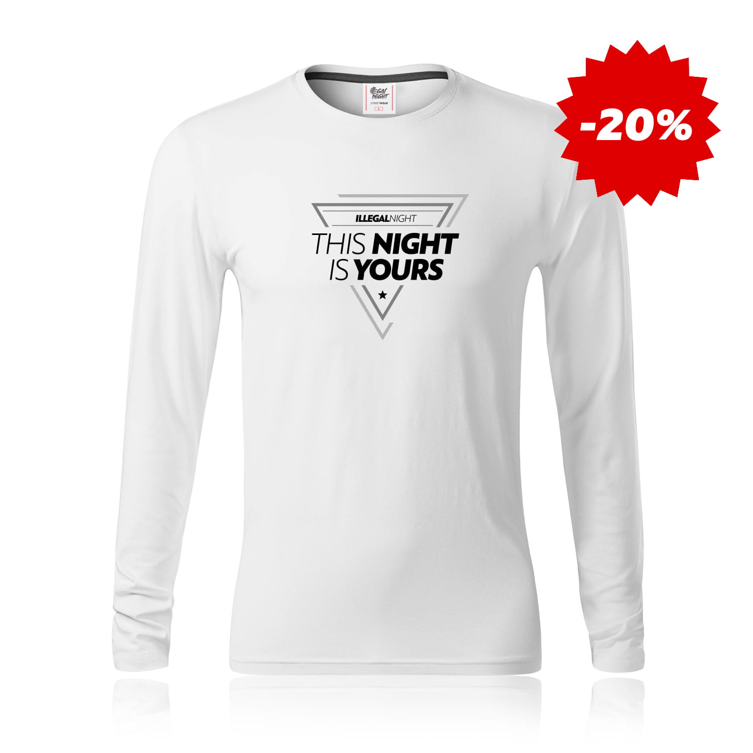 T-shirt  BraveMan - ThisNightIsYours White
