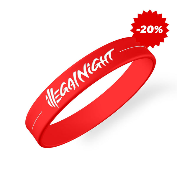 Opaska Illegal Night Red Logo