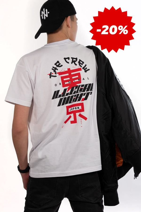 T-SHIRT TOKYO 2 BIAŁY