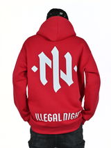 Bluza Illegal Night "OVERSIZE" RED