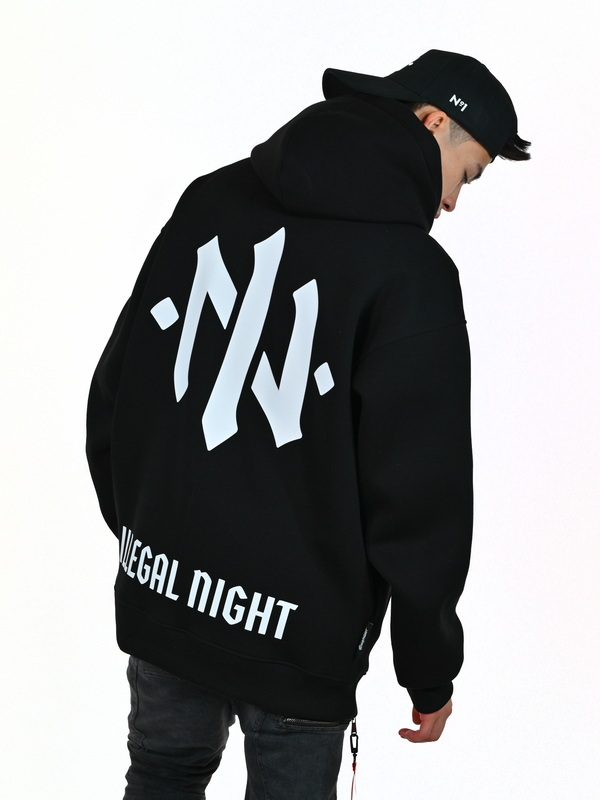 Bluza Illegal Night "OVERSIZE" BLACK