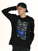 Illegal Night Bluza Czarna "Illegal Cars 3"