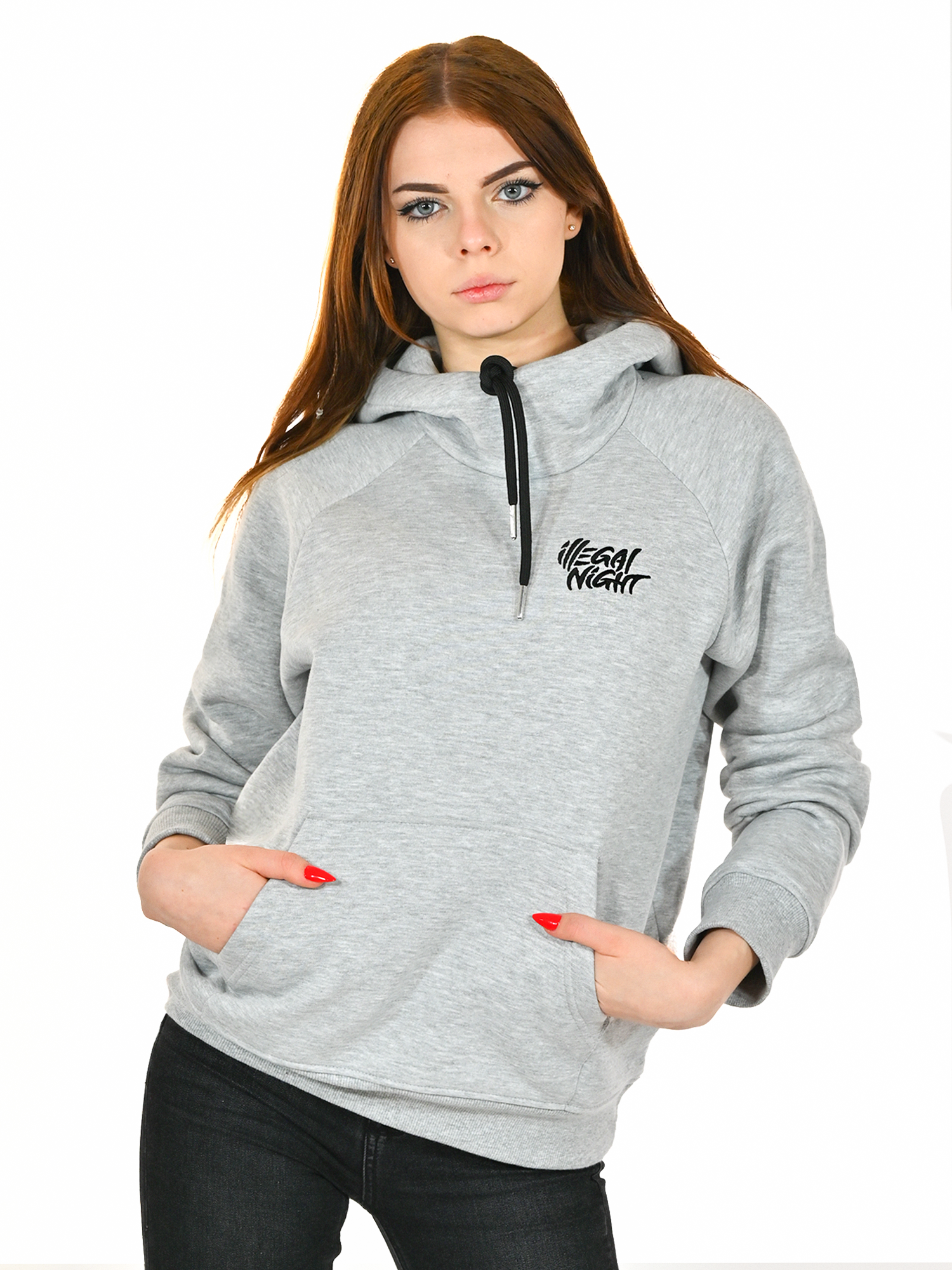 Illegal Night Bluza "Exclusive Classic 3D" Grey