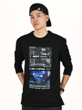 Illegal Night Bluza Czarna "Illegal Cars 3"