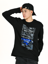 Illegal Night Bluza Czarna "Illegal Cars 3"