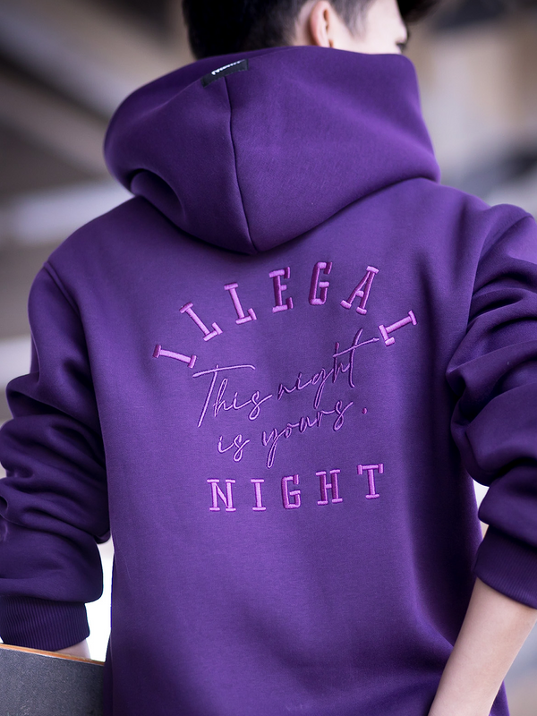 Bluza Illegal Night Fioletowy "Must Have"