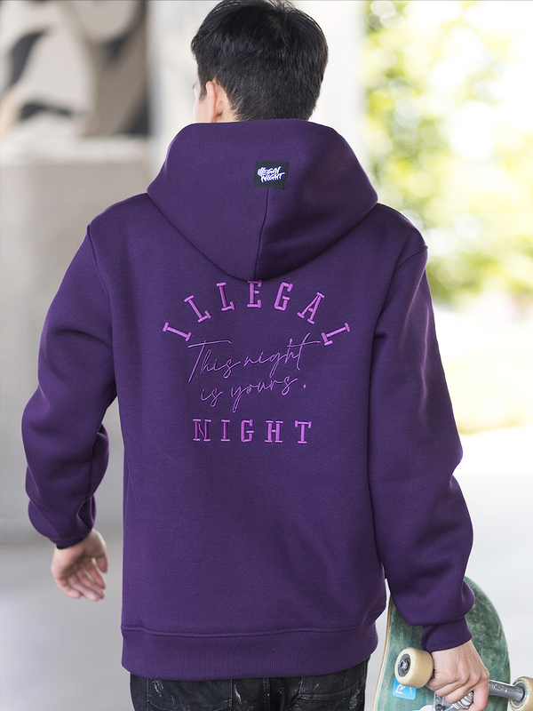 Bluza Illegal Night Fioletowy "Must Have"