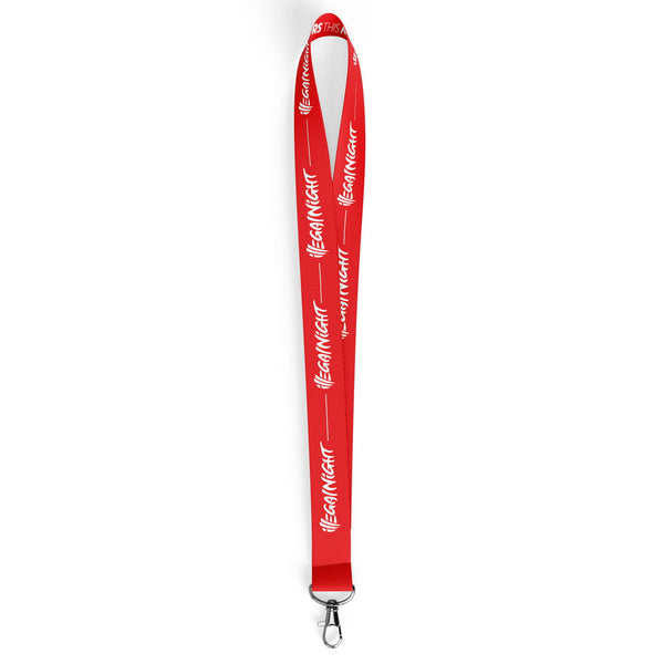 Smycz długa Illegal Night - Red logo