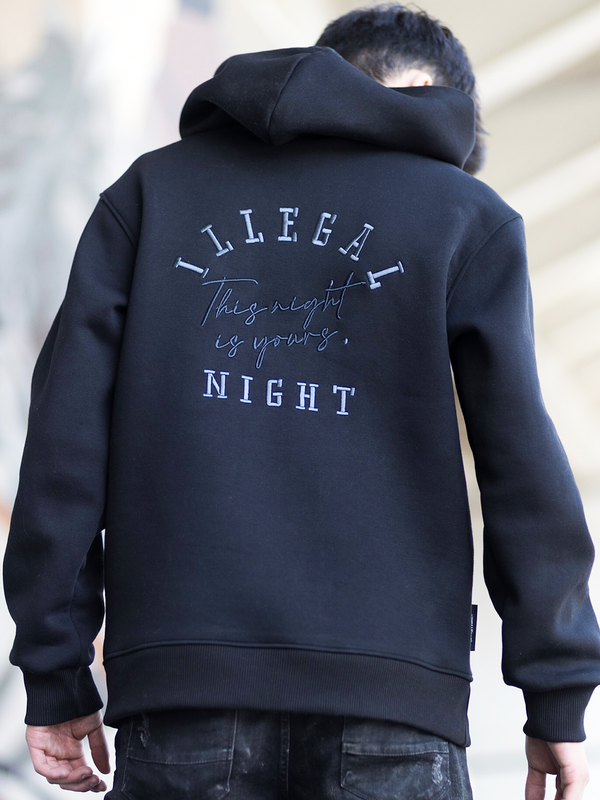 Bluza Illegal Night Czarny "Must Have"
