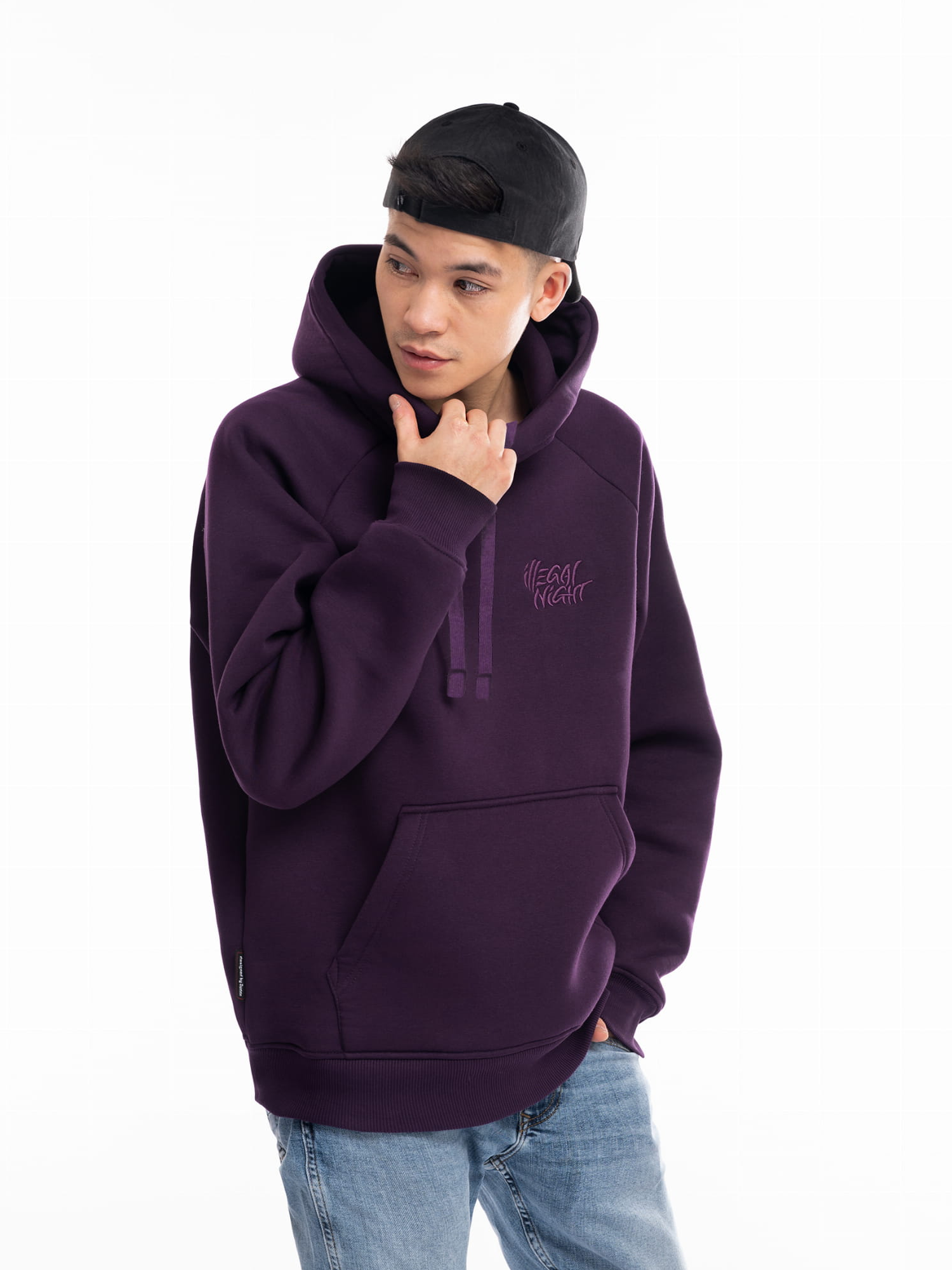 Bluza Illegal Night Exclusive Classic 3D Haft UniSex Violet