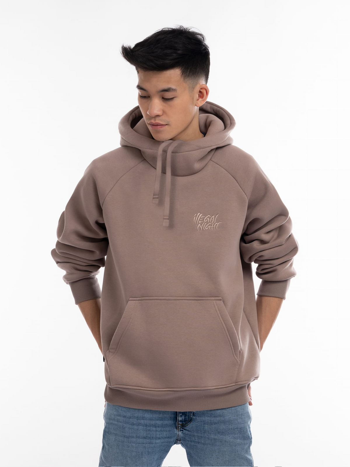Bluza Illegal Night Exclusive Classic 3D Haft UniSex Beige