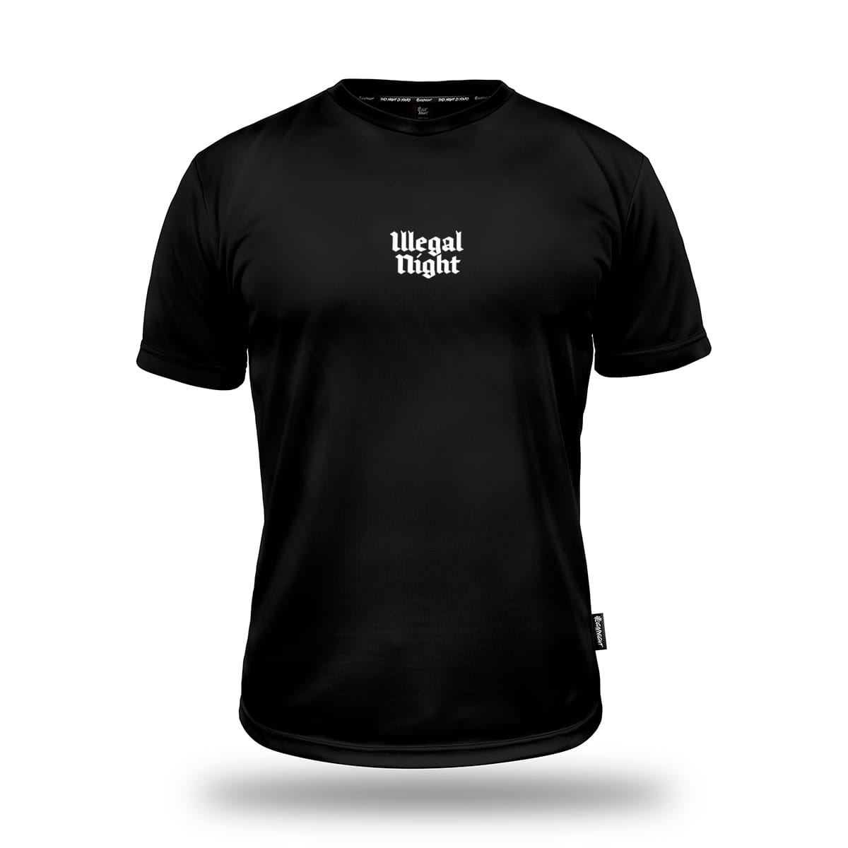 T-SHIRT ROSE CZARNY