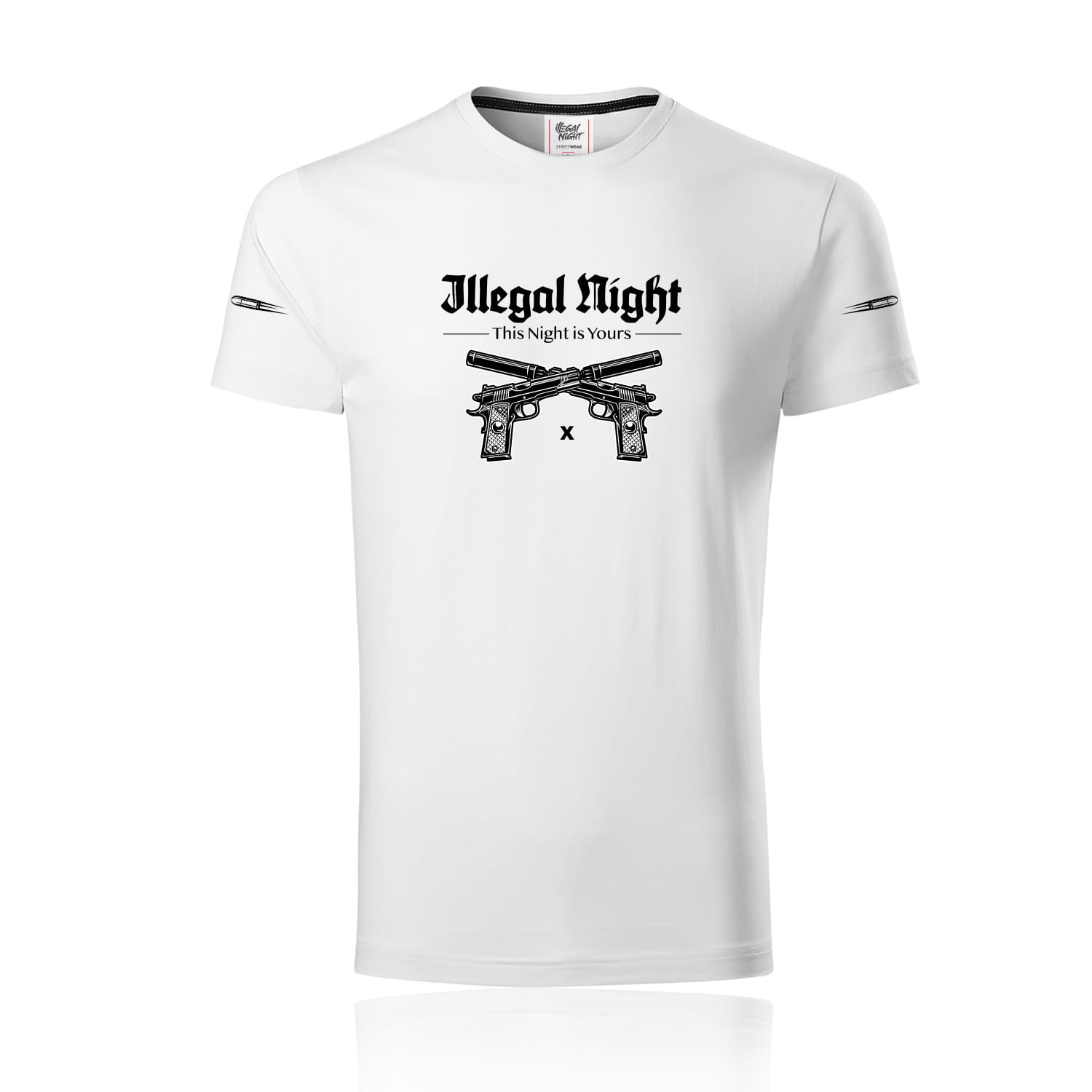 T-shirt Illegal Guns - wersja limitowana - white