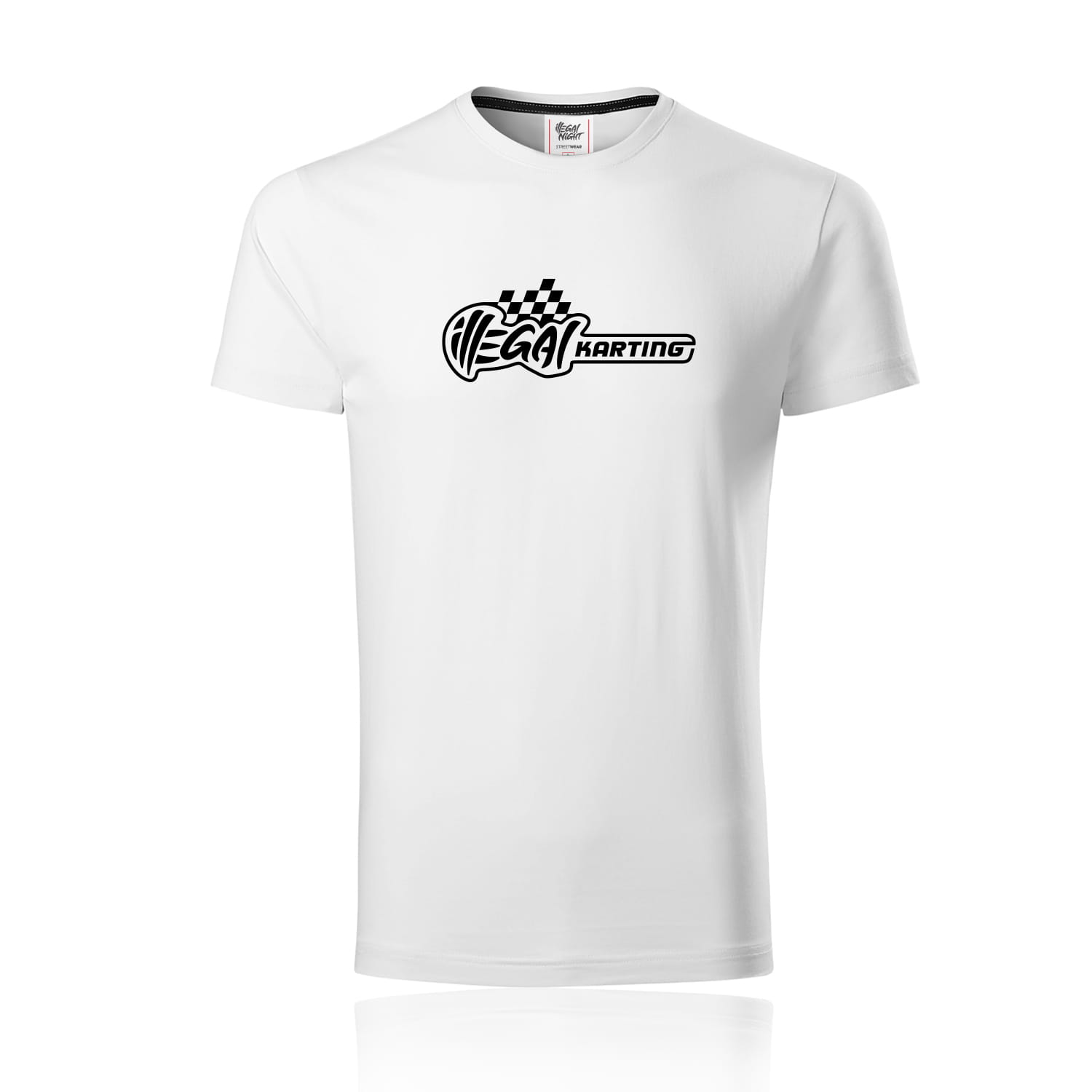 T-shirt Illegal Karting White