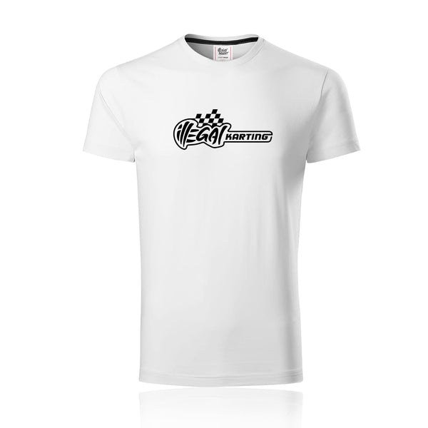 T-shirt Illegal Karting White