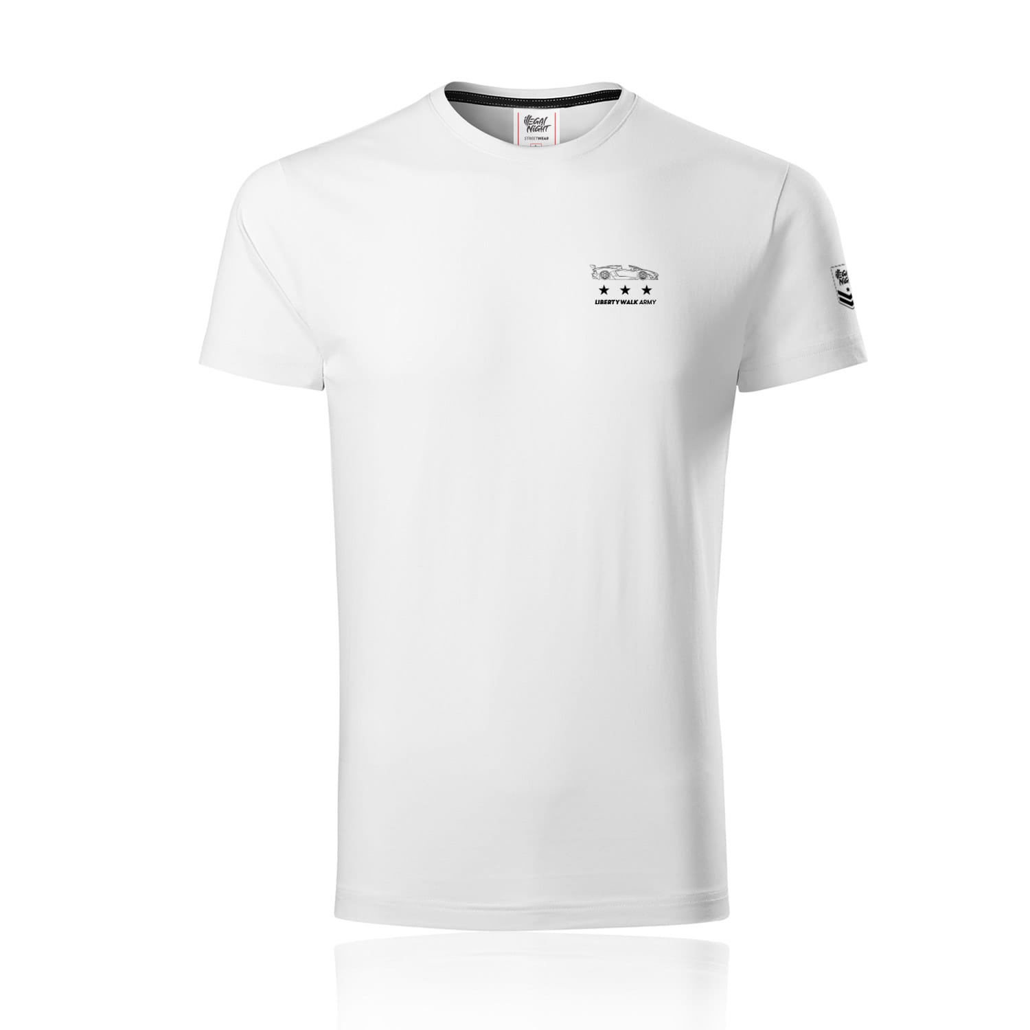 T-shirt  Illegal Night Machine White