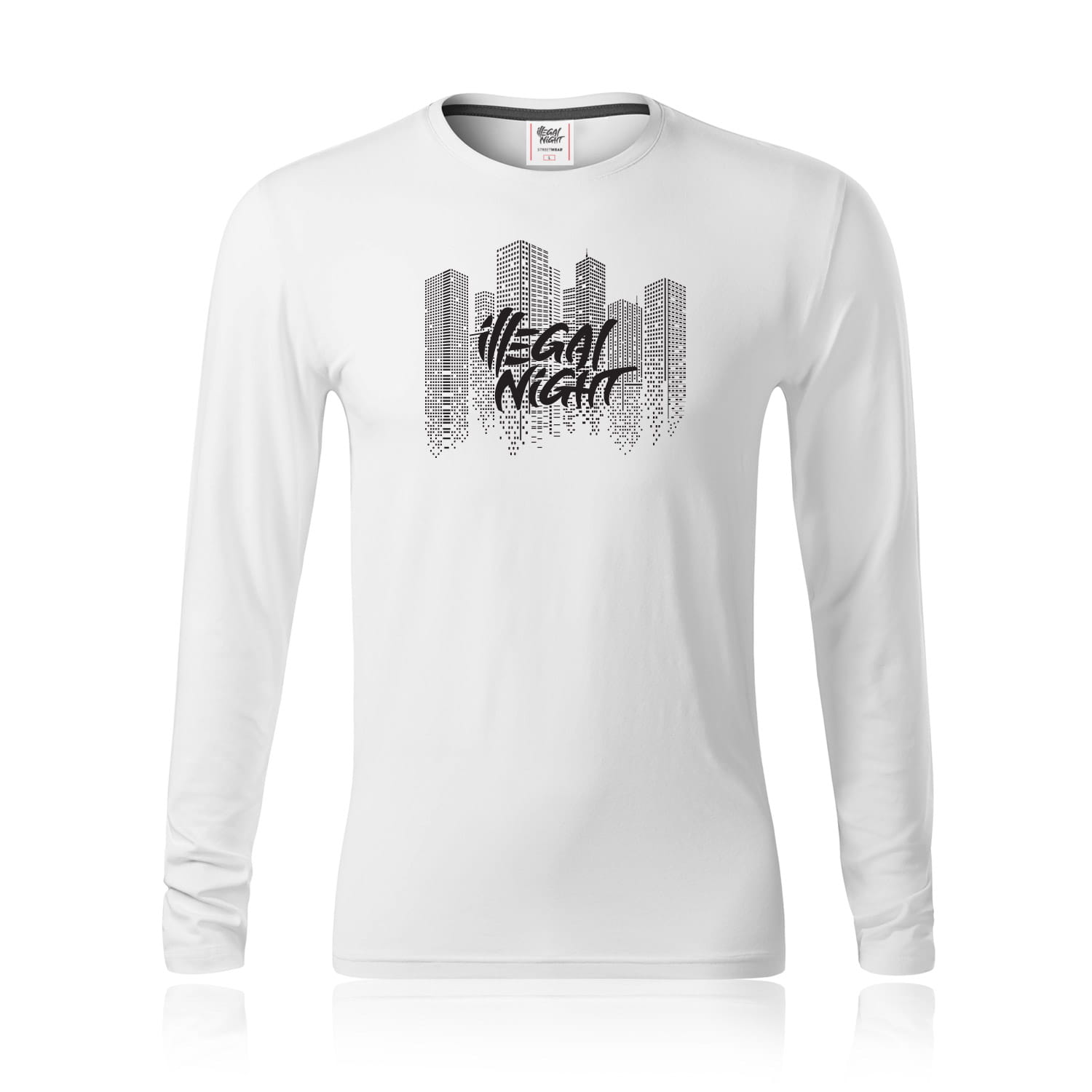 T-shirt  BraveMan Night City White