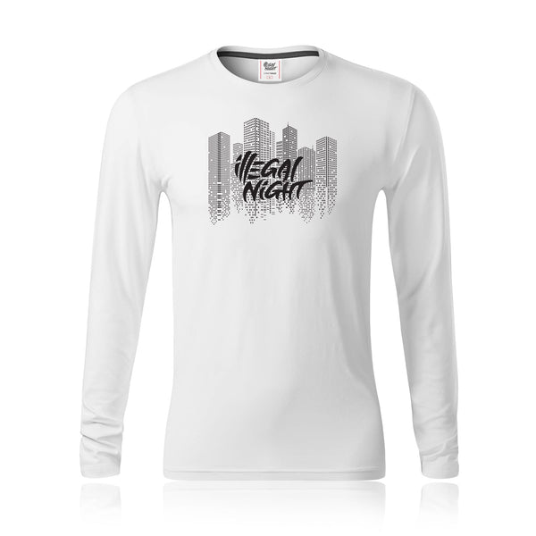 T-shirt  BraveMan Night City White