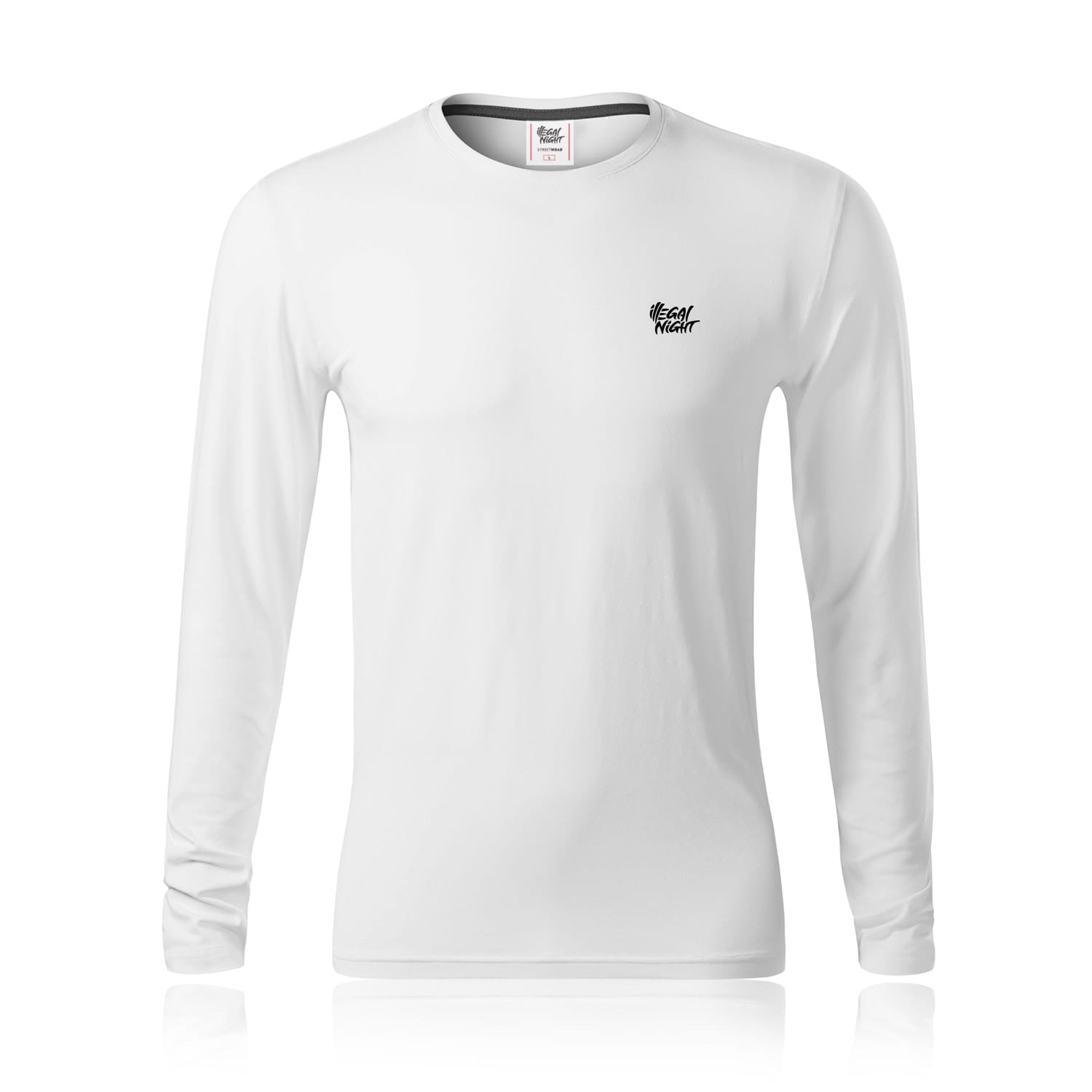 T-shirt  BraveMan Illegal Night Badge White