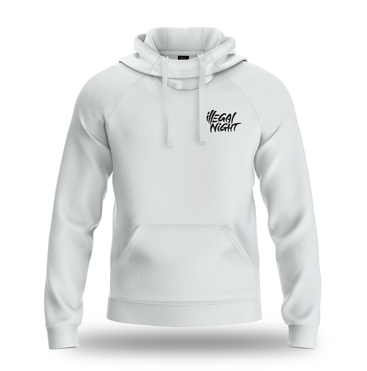 Bluza Illegal Night 3D White & Black