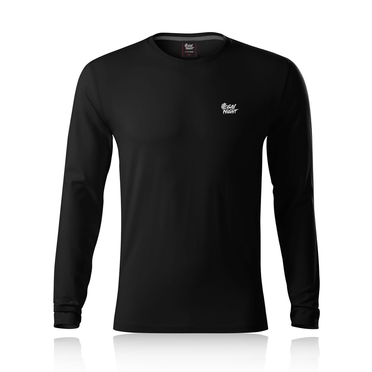 T-shirt  BraveMan Illegal Badge Black