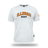 University Illegal Night T-shirt Orange