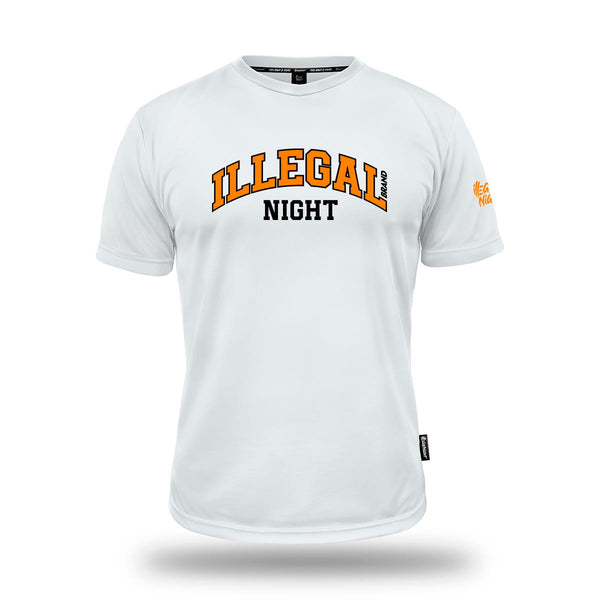University Illegal Night T-shirt Orange