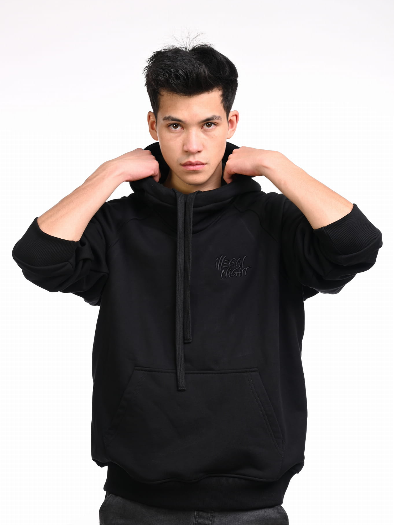 BLUZA CLASSIC HAFT 3D BLACK