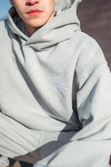 OVERSIZE GREY HOODIE