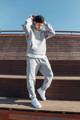 OVERSIZE GREY HOODIE