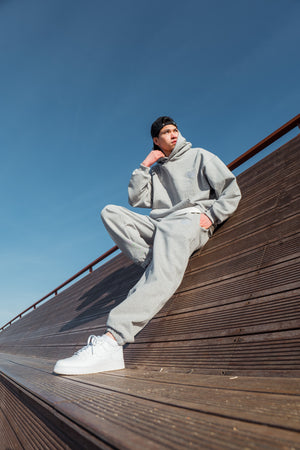 OVERSIZE GREY SWEATPANTS