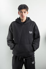 OVERSIZE BLACK HOODIE