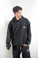 OVERSIZE BLACK HOODIE